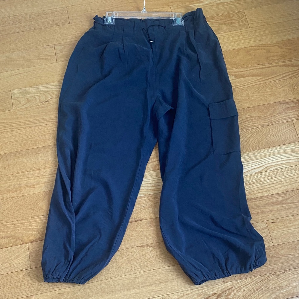 Women dark blue Cargo Pants super cool